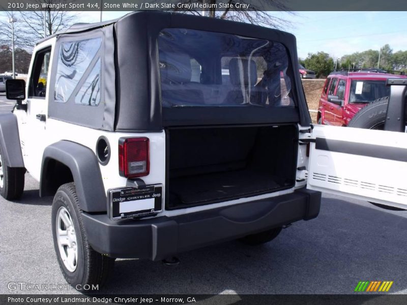 Stone White / Dark Slate Gray/Medium Slate Gray 2010 Jeep Wrangler Sport 4x4