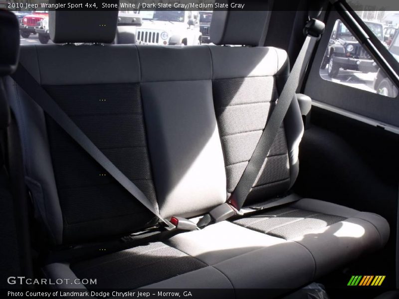 Stone White / Dark Slate Gray/Medium Slate Gray 2010 Jeep Wrangler Sport 4x4