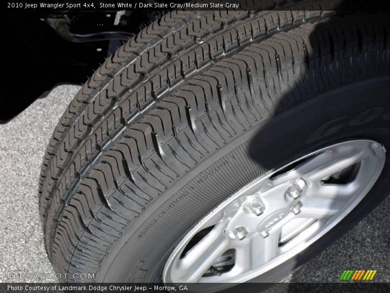Stone White / Dark Slate Gray/Medium Slate Gray 2010 Jeep Wrangler Sport 4x4