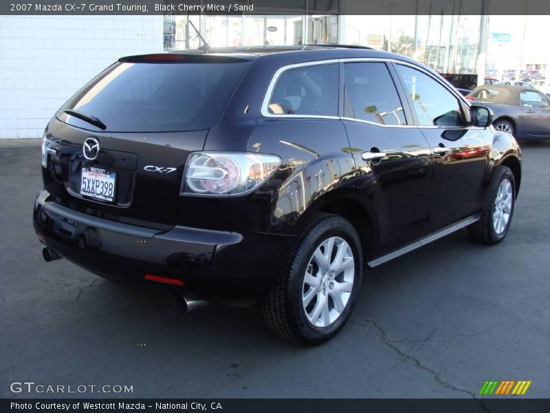 Black Cherry Mica / Sand 2007 Mazda CX-7 Grand Touring