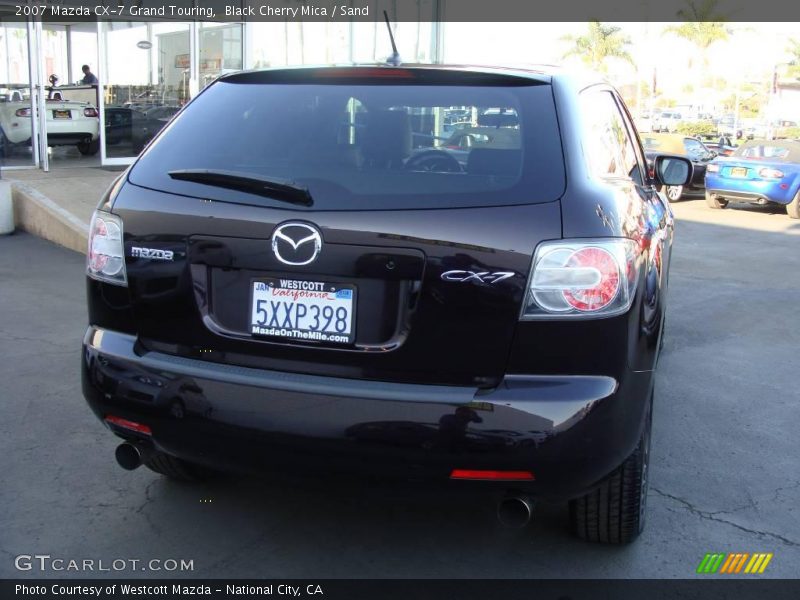 Black Cherry Mica / Sand 2007 Mazda CX-7 Grand Touring