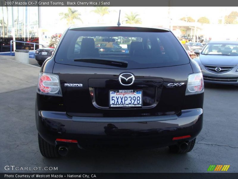 Black Cherry Mica / Sand 2007 Mazda CX-7 Grand Touring