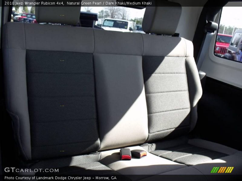 Natural Green Pearl / Dark Khaki/Medium Khaki 2010 Jeep Wrangler Rubicon 4x4