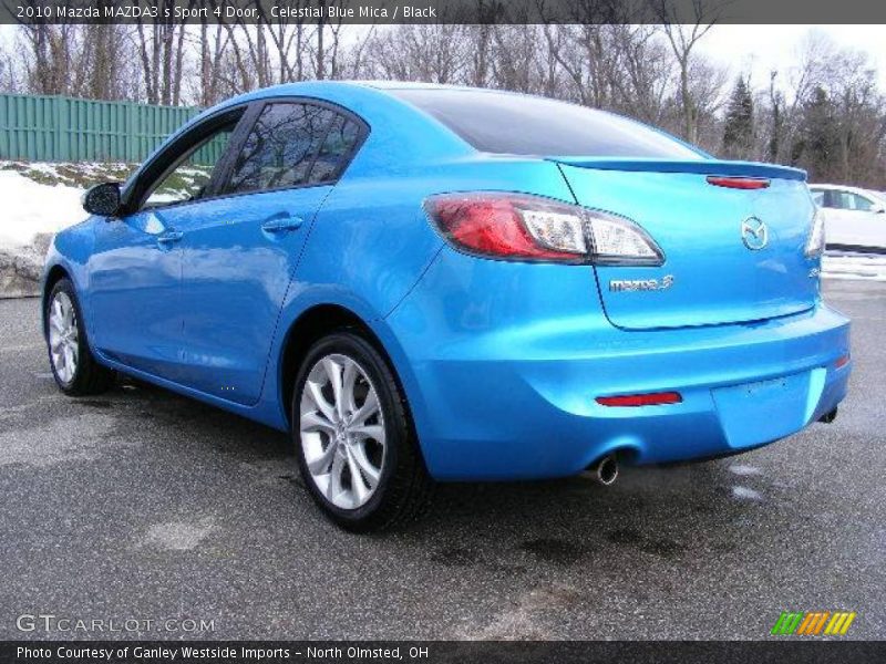Celestial Blue Mica / Black 2010 Mazda MAZDA3 s Sport 4 Door