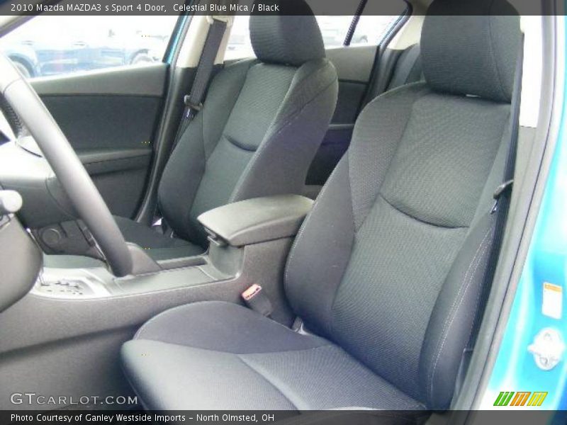 Celestial Blue Mica / Black 2010 Mazda MAZDA3 s Sport 4 Door