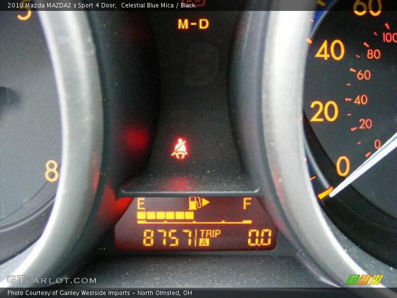 Celestial Blue Mica / Black 2010 Mazda MAZDA3 s Sport 4 Door