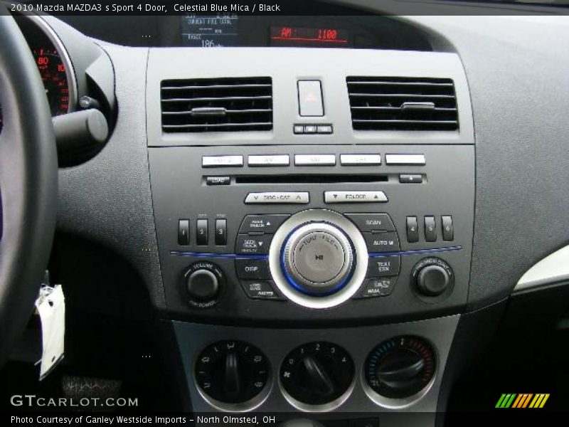 Celestial Blue Mica / Black 2010 Mazda MAZDA3 s Sport 4 Door