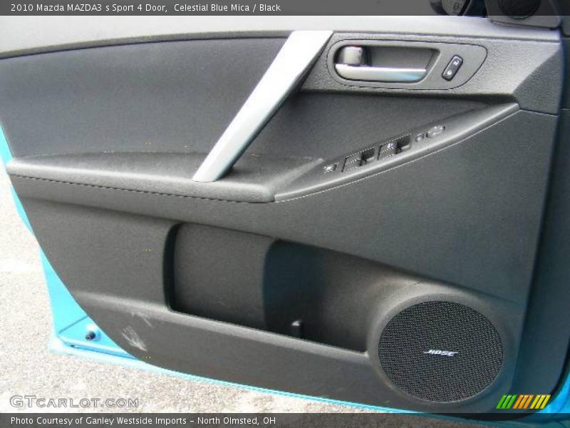 Celestial Blue Mica / Black 2010 Mazda MAZDA3 s Sport 4 Door