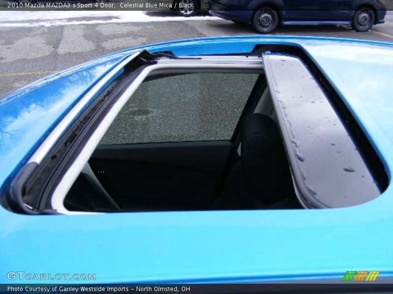 Celestial Blue Mica / Black 2010 Mazda MAZDA3 s Sport 4 Door