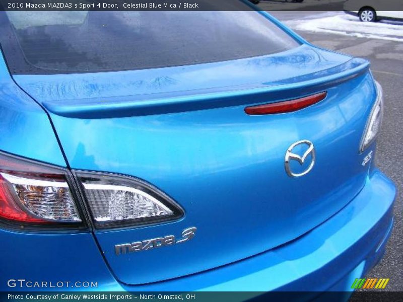 Celestial Blue Mica / Black 2010 Mazda MAZDA3 s Sport 4 Door