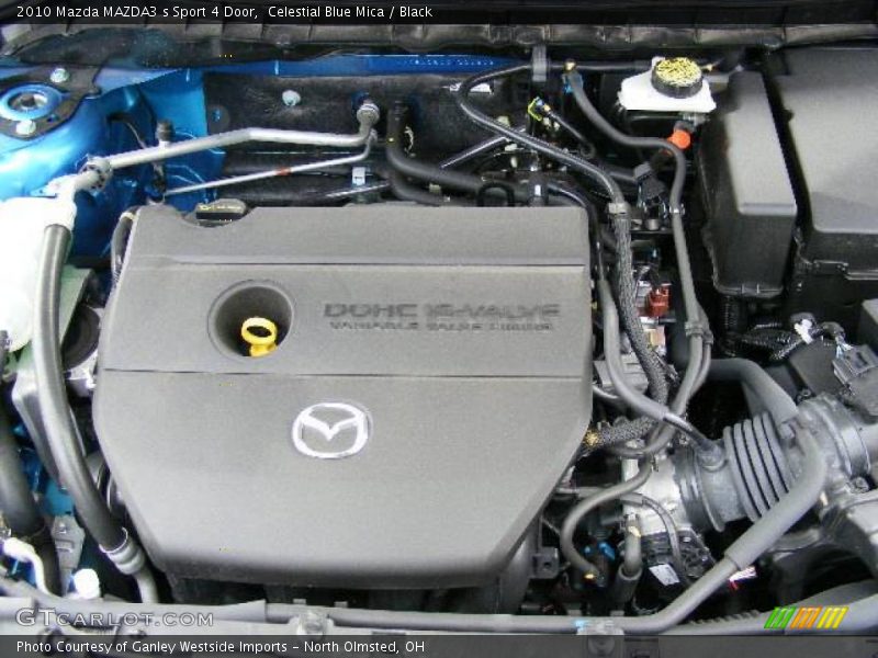Celestial Blue Mica / Black 2010 Mazda MAZDA3 s Sport 4 Door