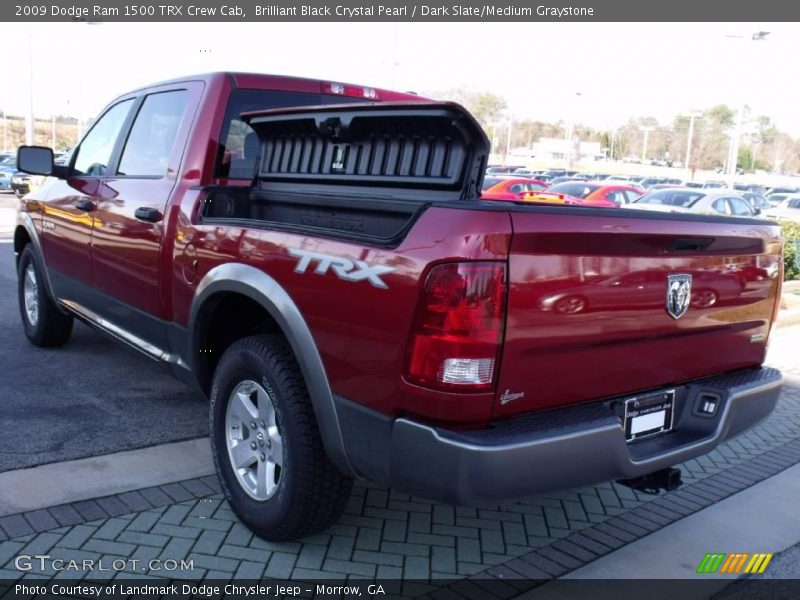 Brilliant Black Crystal Pearl / Dark Slate/Medium Graystone 2009 Dodge Ram 1500 TRX Crew Cab