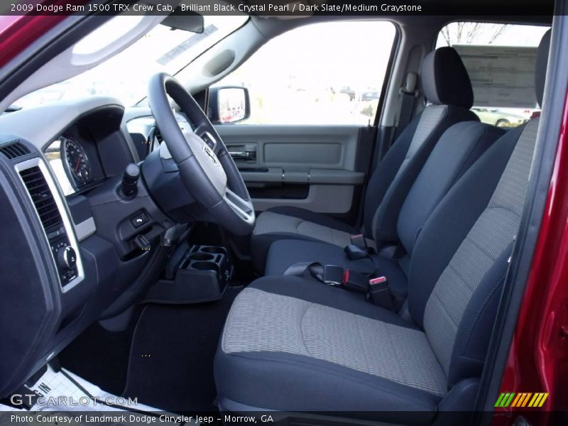 Brilliant Black Crystal Pearl / Dark Slate/Medium Graystone 2009 Dodge Ram 1500 TRX Crew Cab