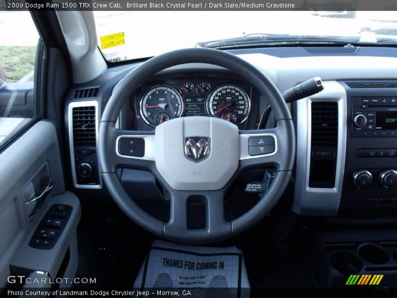 Brilliant Black Crystal Pearl / Dark Slate/Medium Graystone 2009 Dodge Ram 1500 TRX Crew Cab