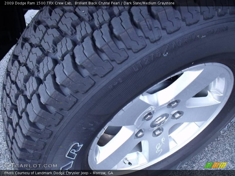 Brilliant Black Crystal Pearl / Dark Slate/Medium Graystone 2009 Dodge Ram 1500 TRX Crew Cab