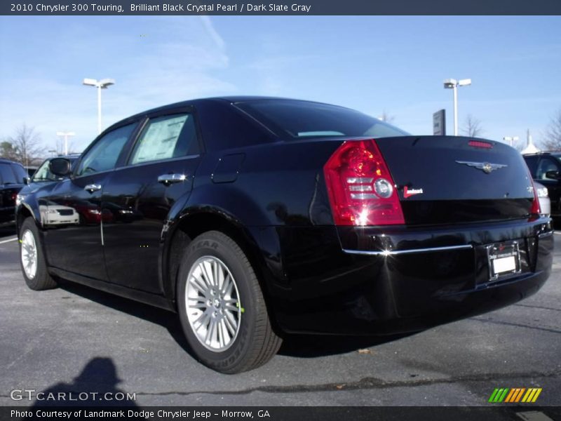 Brilliant Black Crystal Pearl / Dark Slate Gray 2010 Chrysler 300 Touring