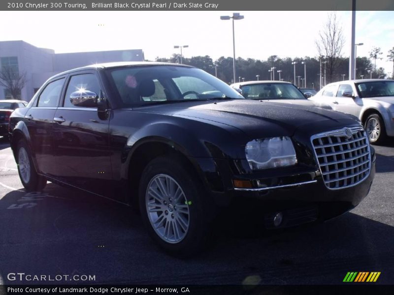 Brilliant Black Crystal Pearl / Dark Slate Gray 2010 Chrysler 300 Touring