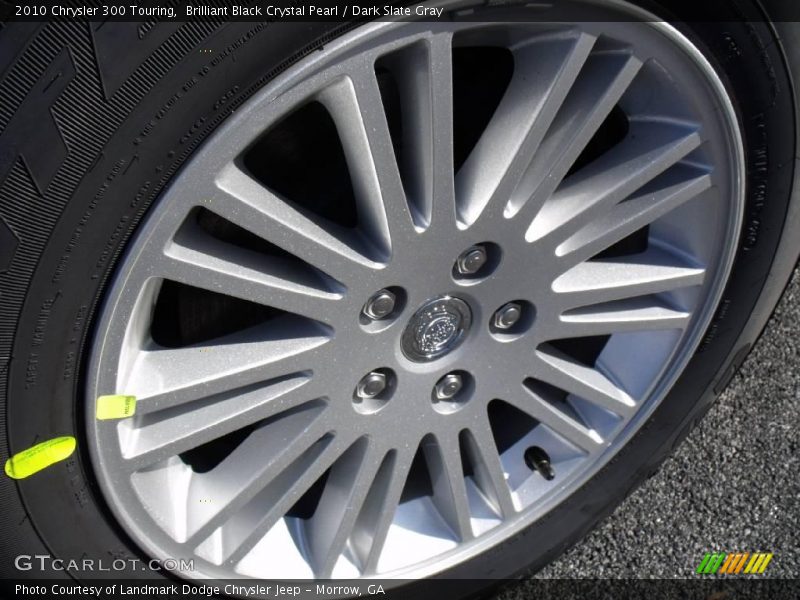 Brilliant Black Crystal Pearl / Dark Slate Gray 2010 Chrysler 300 Touring