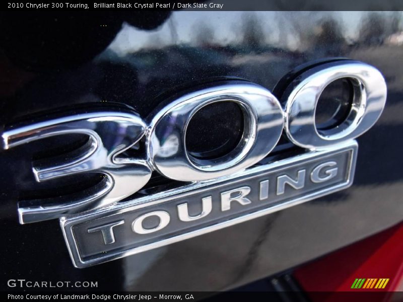 Brilliant Black Crystal Pearl / Dark Slate Gray 2010 Chrysler 300 Touring