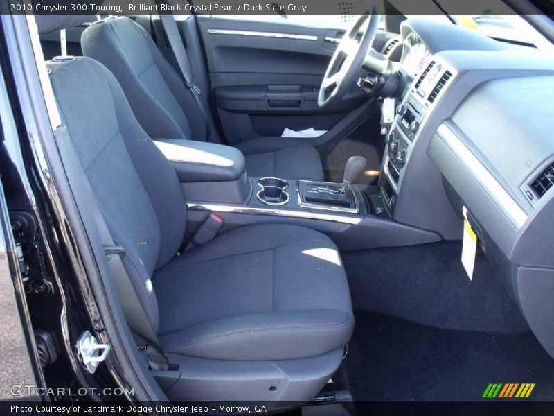 Brilliant Black Crystal Pearl / Dark Slate Gray 2010 Chrysler 300 Touring