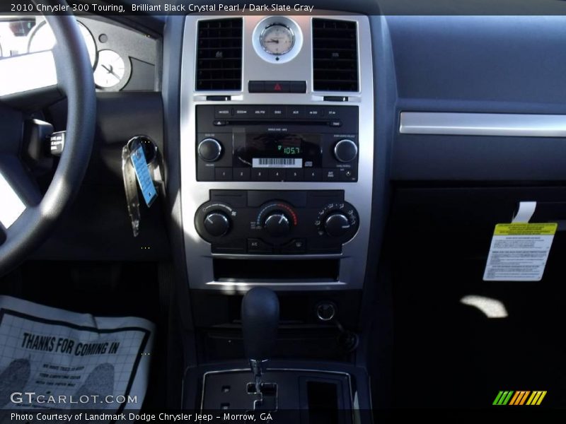 Brilliant Black Crystal Pearl / Dark Slate Gray 2010 Chrysler 300 Touring