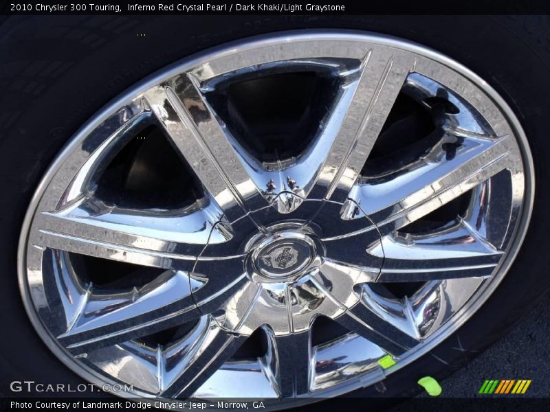 Inferno Red Crystal Pearl / Dark Khaki/Light Graystone 2010 Chrysler 300 Touring