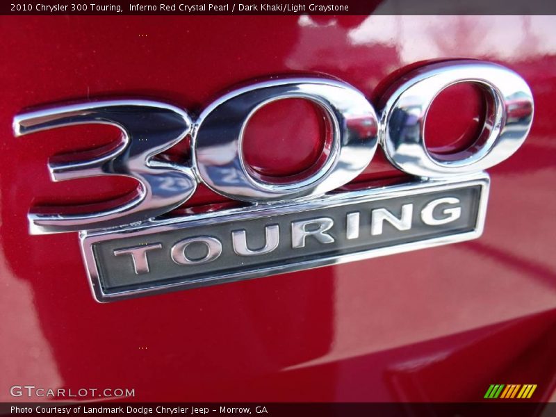 Inferno Red Crystal Pearl / Dark Khaki/Light Graystone 2010 Chrysler 300 Touring