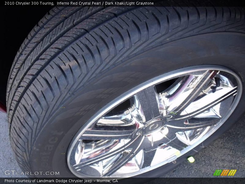 Inferno Red Crystal Pearl / Dark Khaki/Light Graystone 2010 Chrysler 300 Touring