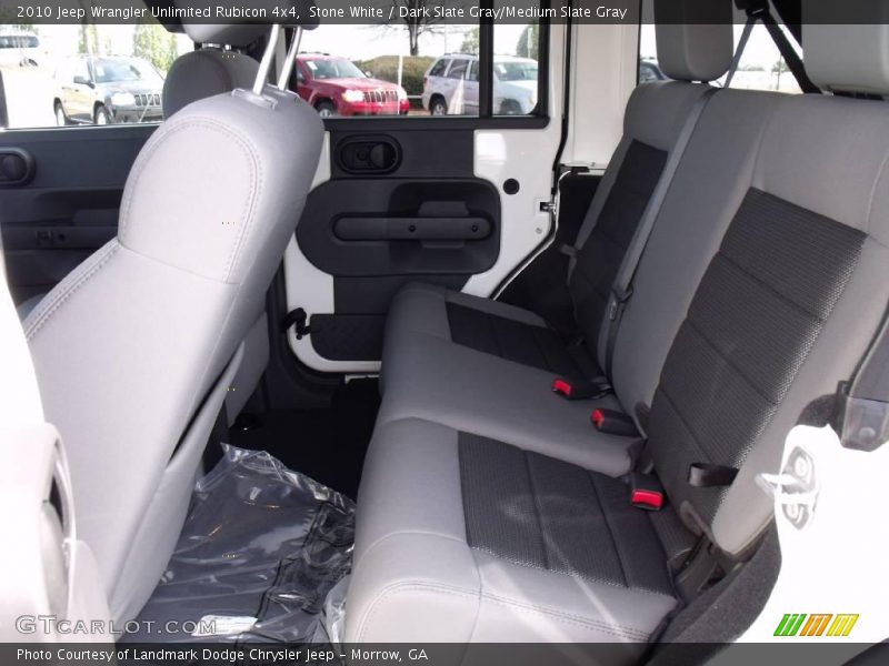 Stone White / Dark Slate Gray/Medium Slate Gray 2010 Jeep Wrangler Unlimited Rubicon 4x4