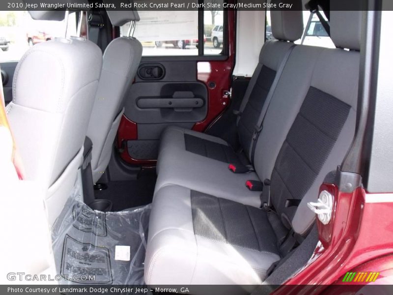 Red Rock Crystal Pearl / Dark Slate Gray/Medium Slate Gray 2010 Jeep Wrangler Unlimited Sahara