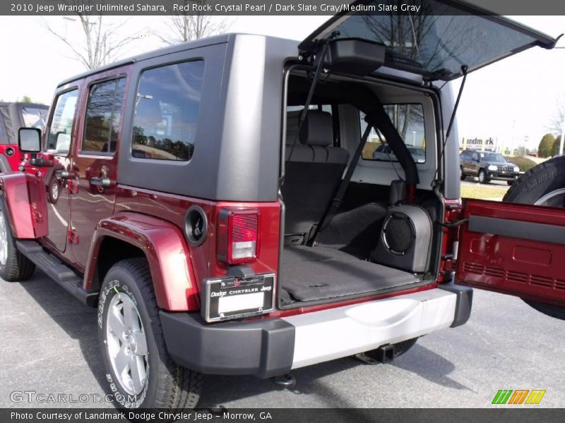 Red Rock Crystal Pearl / Dark Slate Gray/Medium Slate Gray 2010 Jeep Wrangler Unlimited Sahara