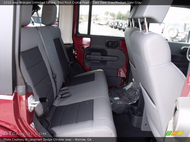 Red Rock Crystal Pearl / Dark Slate Gray/Medium Slate Gray 2010 Jeep Wrangler Unlimited Sahara