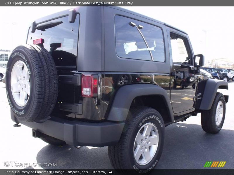 Black / Dark Slate Gray/Medium Slate Gray 2010 Jeep Wrangler Sport 4x4