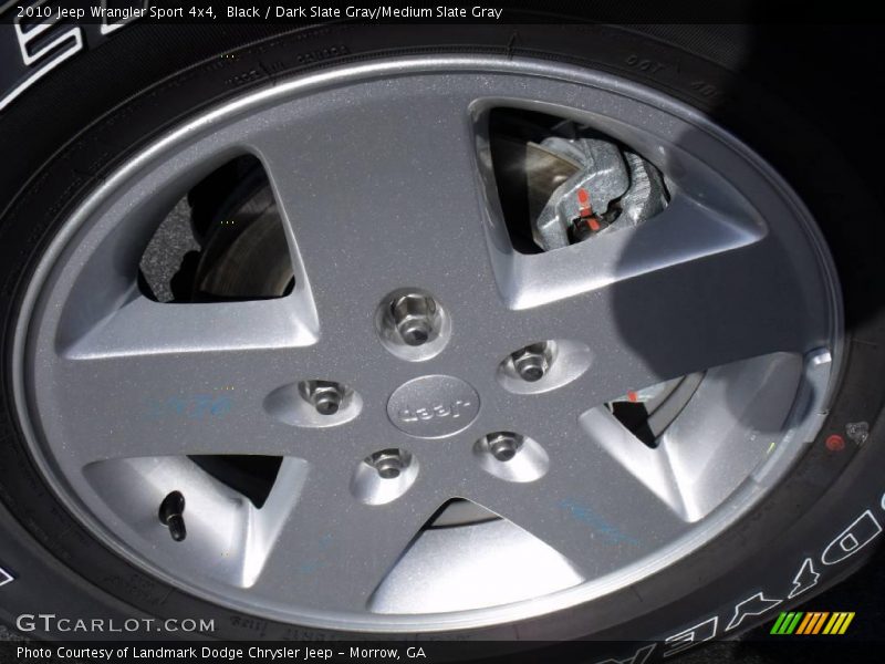 Black / Dark Slate Gray/Medium Slate Gray 2010 Jeep Wrangler Sport 4x4