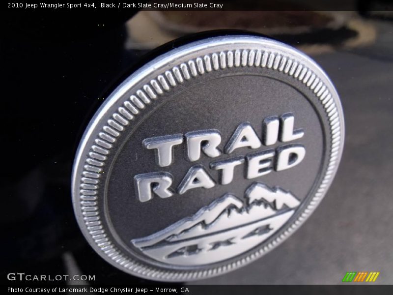Black / Dark Slate Gray/Medium Slate Gray 2010 Jeep Wrangler Sport 4x4