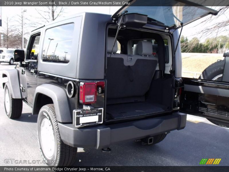 Black / Dark Slate Gray/Medium Slate Gray 2010 Jeep Wrangler Sport 4x4