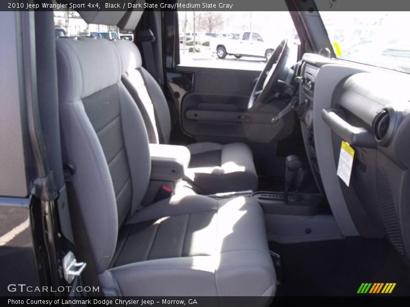 Black / Dark Slate Gray/Medium Slate Gray 2010 Jeep Wrangler Sport 4x4