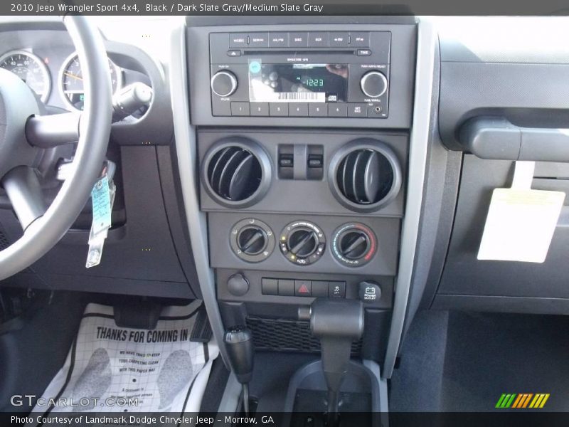 Black / Dark Slate Gray/Medium Slate Gray 2010 Jeep Wrangler Sport 4x4