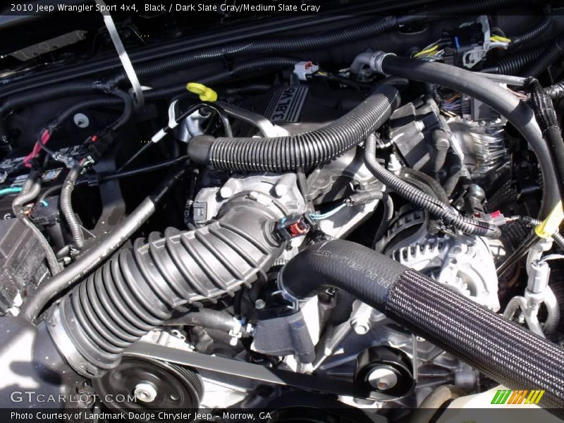 Black / Dark Slate Gray/Medium Slate Gray 2010 Jeep Wrangler Sport 4x4