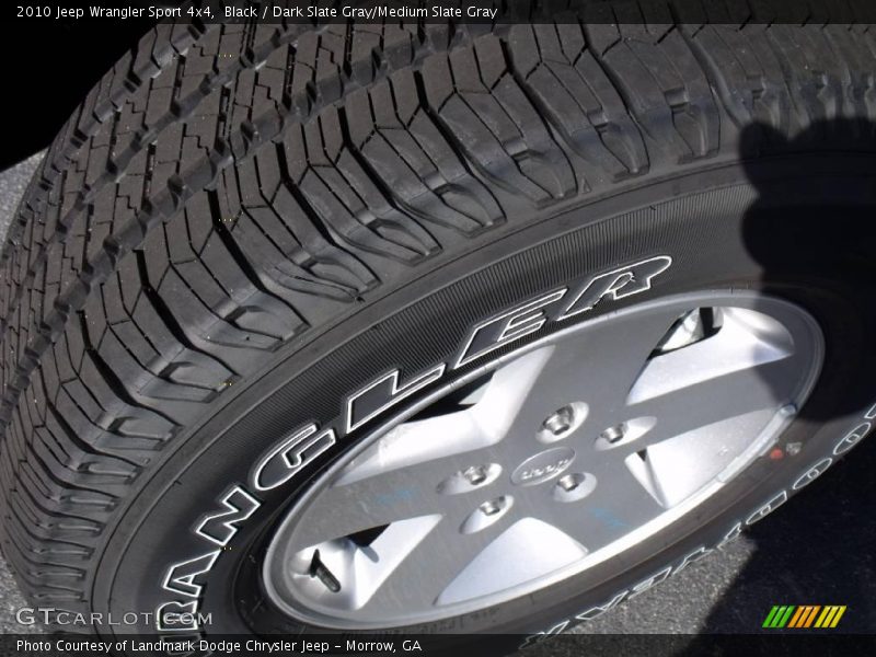 Black / Dark Slate Gray/Medium Slate Gray 2010 Jeep Wrangler Sport 4x4