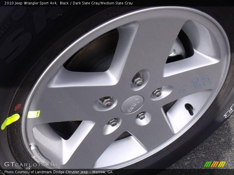 Black / Dark Slate Gray/Medium Slate Gray 2010 Jeep Wrangler Sport 4x4