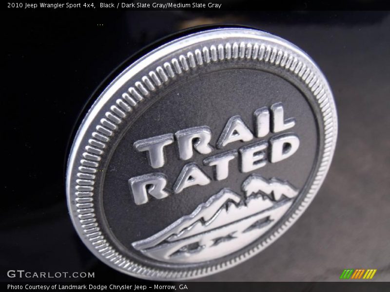 Black / Dark Slate Gray/Medium Slate Gray 2010 Jeep Wrangler Sport 4x4