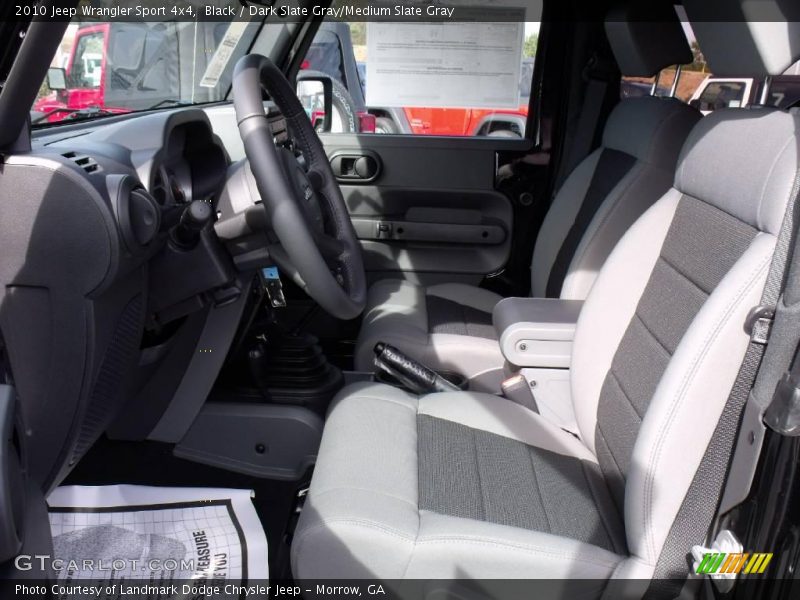 Black / Dark Slate Gray/Medium Slate Gray 2010 Jeep Wrangler Sport 4x4