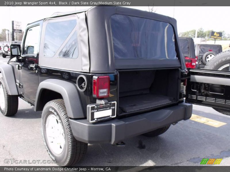 Black / Dark Slate Gray/Medium Slate Gray 2010 Jeep Wrangler Sport 4x4