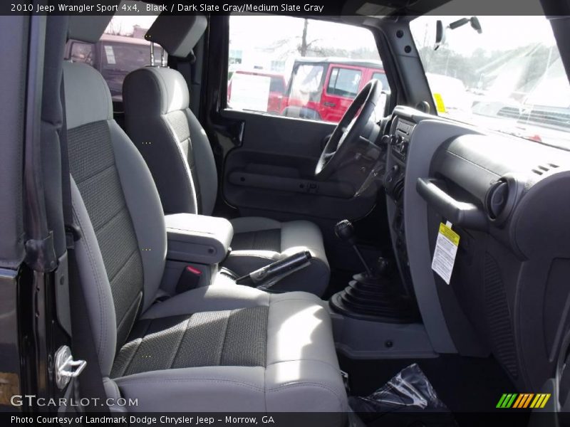 Black / Dark Slate Gray/Medium Slate Gray 2010 Jeep Wrangler Sport 4x4