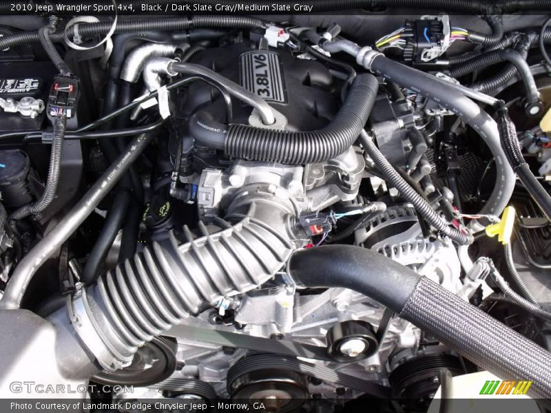 Black / Dark Slate Gray/Medium Slate Gray 2010 Jeep Wrangler Sport 4x4