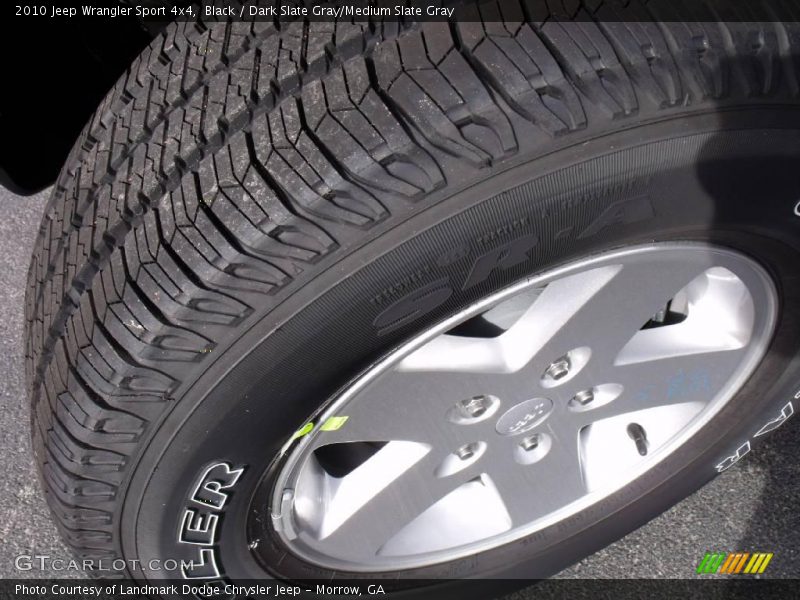Black / Dark Slate Gray/Medium Slate Gray 2010 Jeep Wrangler Sport 4x4