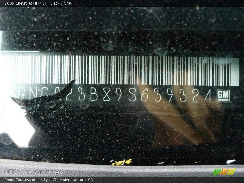 Black / Gray 2009 Chevrolet HHR LT