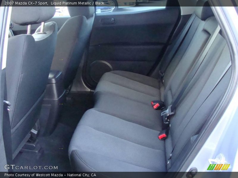 Liquid Platinum Metallic / Black 2007 Mazda CX-7 Sport