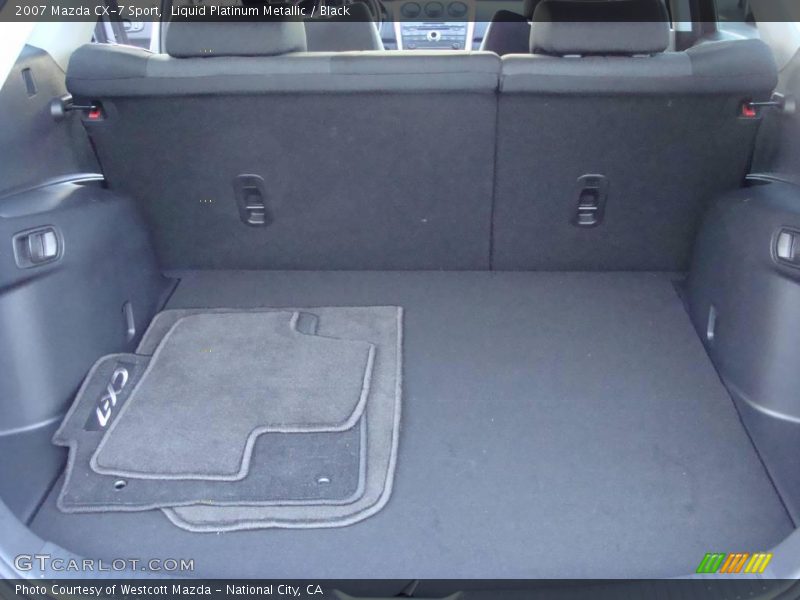 Liquid Platinum Metallic / Black 2007 Mazda CX-7 Sport